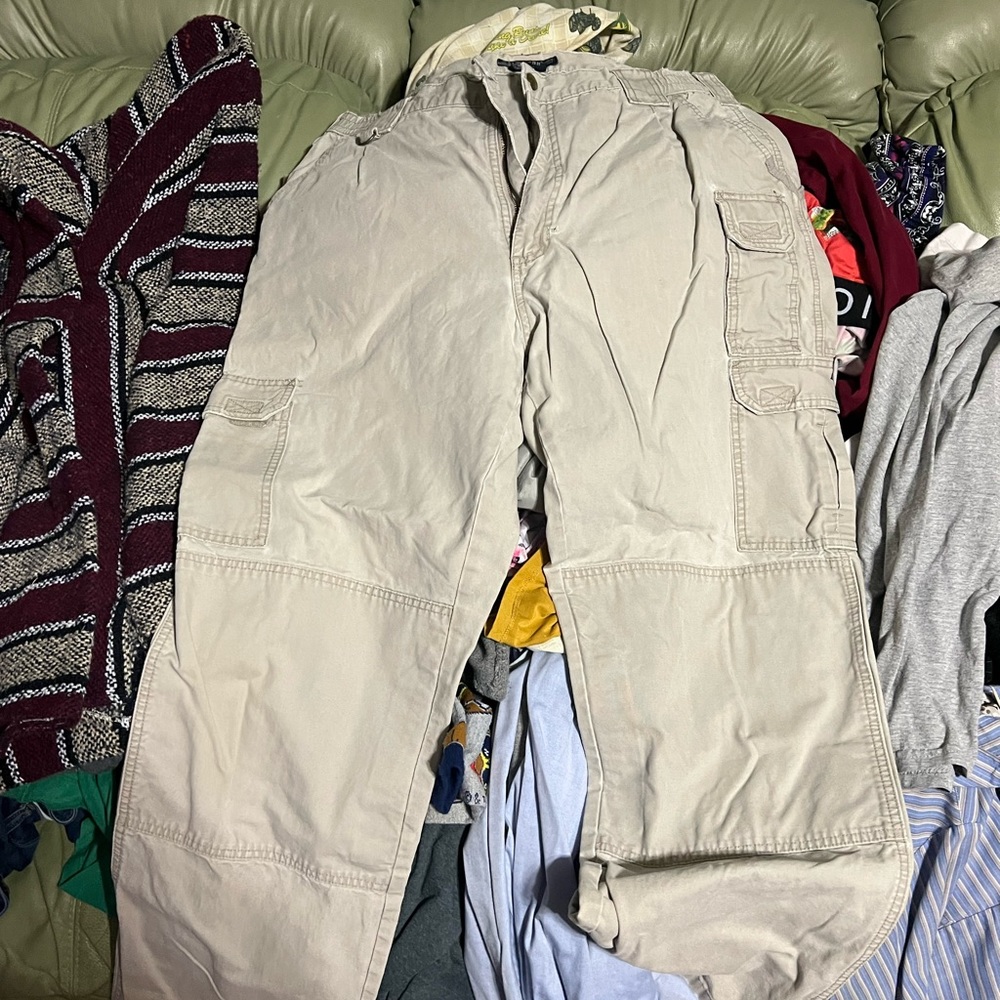 511 Khaki cargo pants.